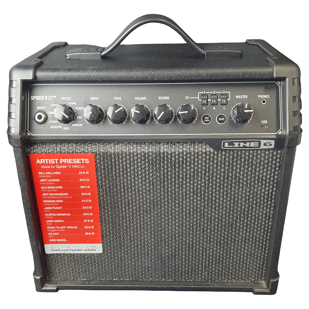 LINE 6 - GUITAR AMPLIFIFER - SPIDER V 20 MKII - 20 Watt - Mega Cash Sydney