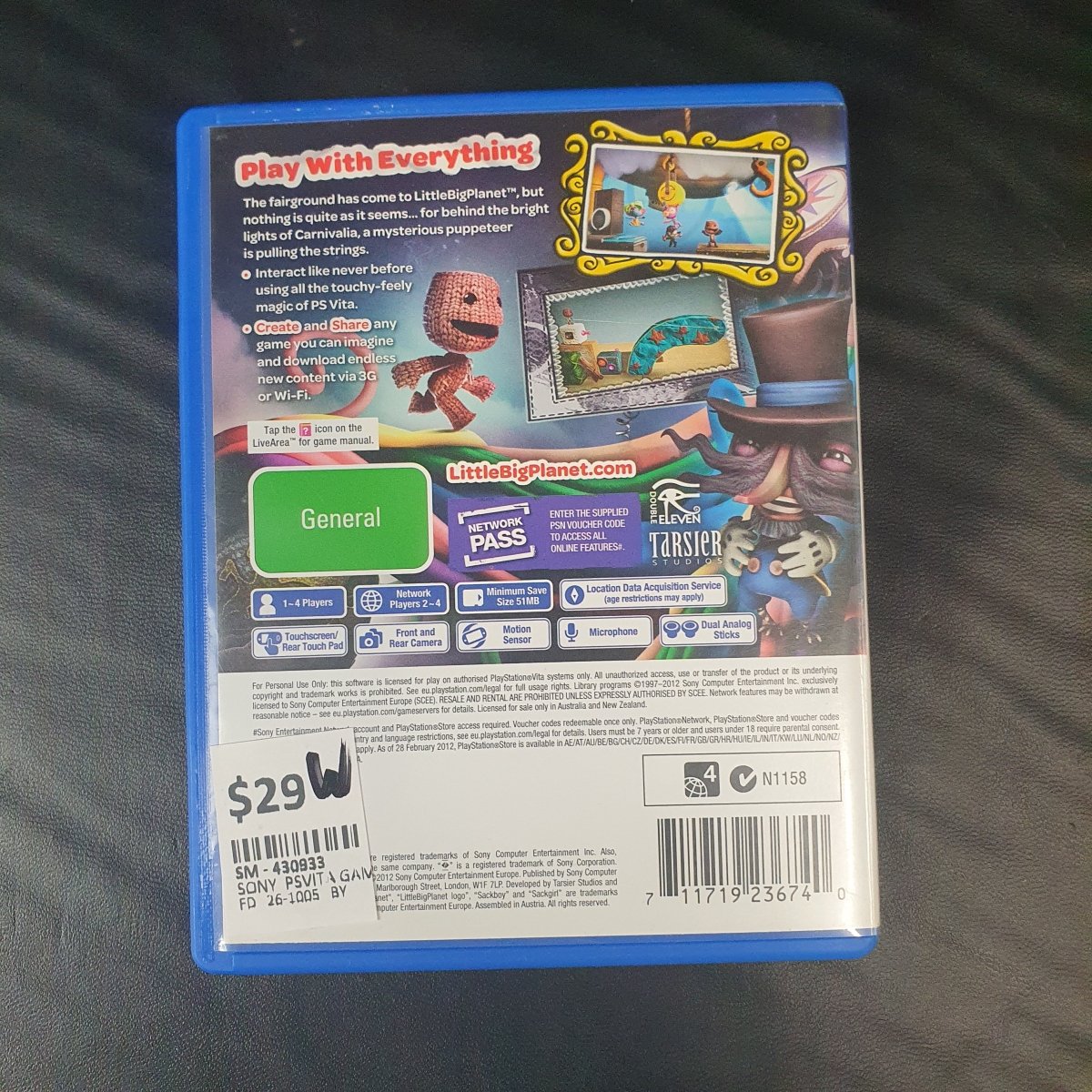 Little Big Planet - PSVita Game - Mega Cash Sydney