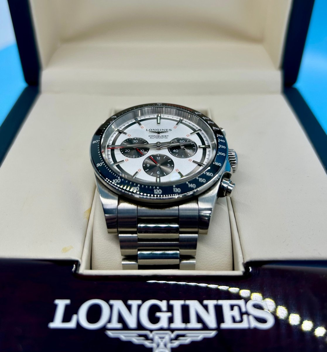 Longines Conquest Automatic Chronograph L3.835.4 Watch - Mega Cash Sydney