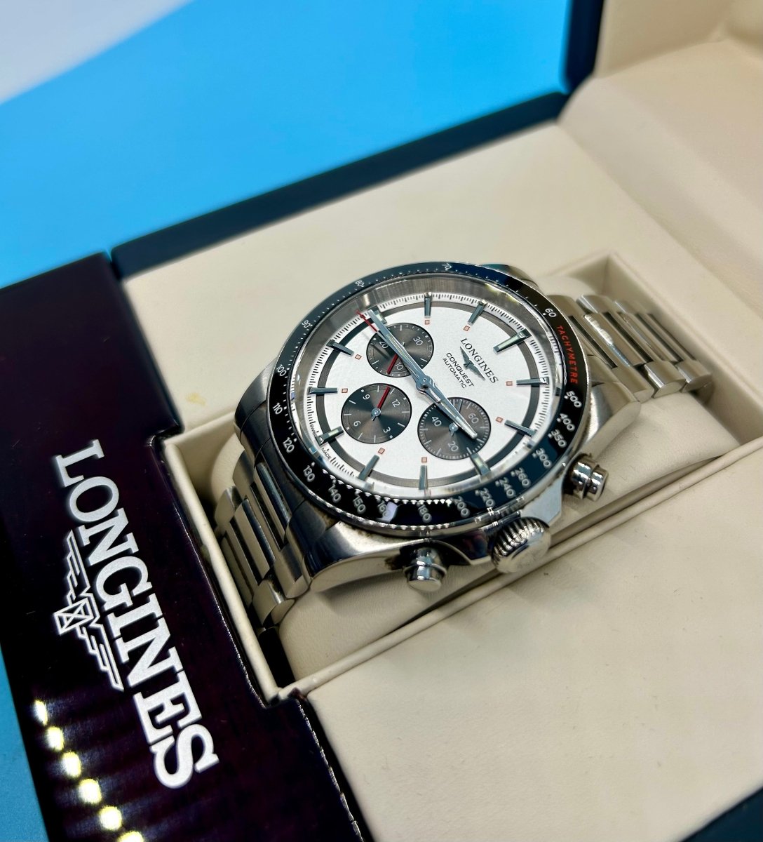 Longines Conquest Automatic Chronograph L3.835.4 Watch - Mega Cash Sydney