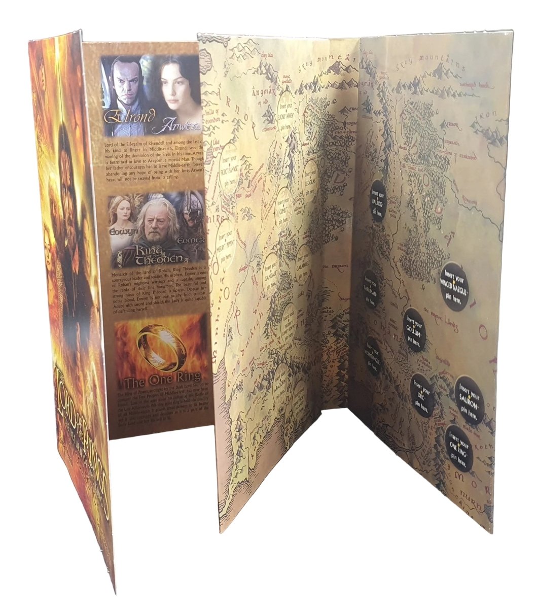 LORD OF THE RINGS PIN COLLECTION ALBUM ONLY (No Pins) - Mega Cash Sydney