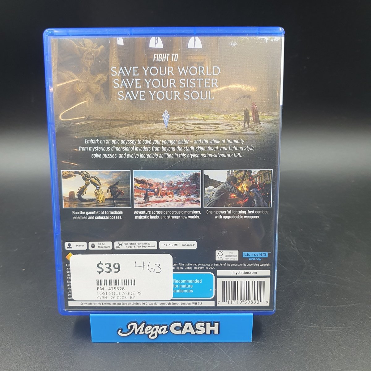 Lost Soul Aside - Playstation 5/PS5 Game - Mega Cash Sydney