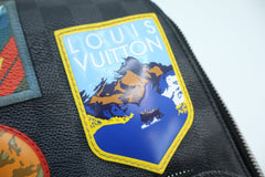 Louis Vuitton Damier Graphite Coated Canvas Alps Patches Avenue Sling Bag - Mega Cash Sydney