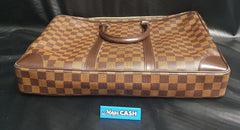 LOUIS VUITTON - HAND BAG - 2009 DAMIER EBENE PORTE DOCUMENTS VOYAGE - Mega Cash Sydney