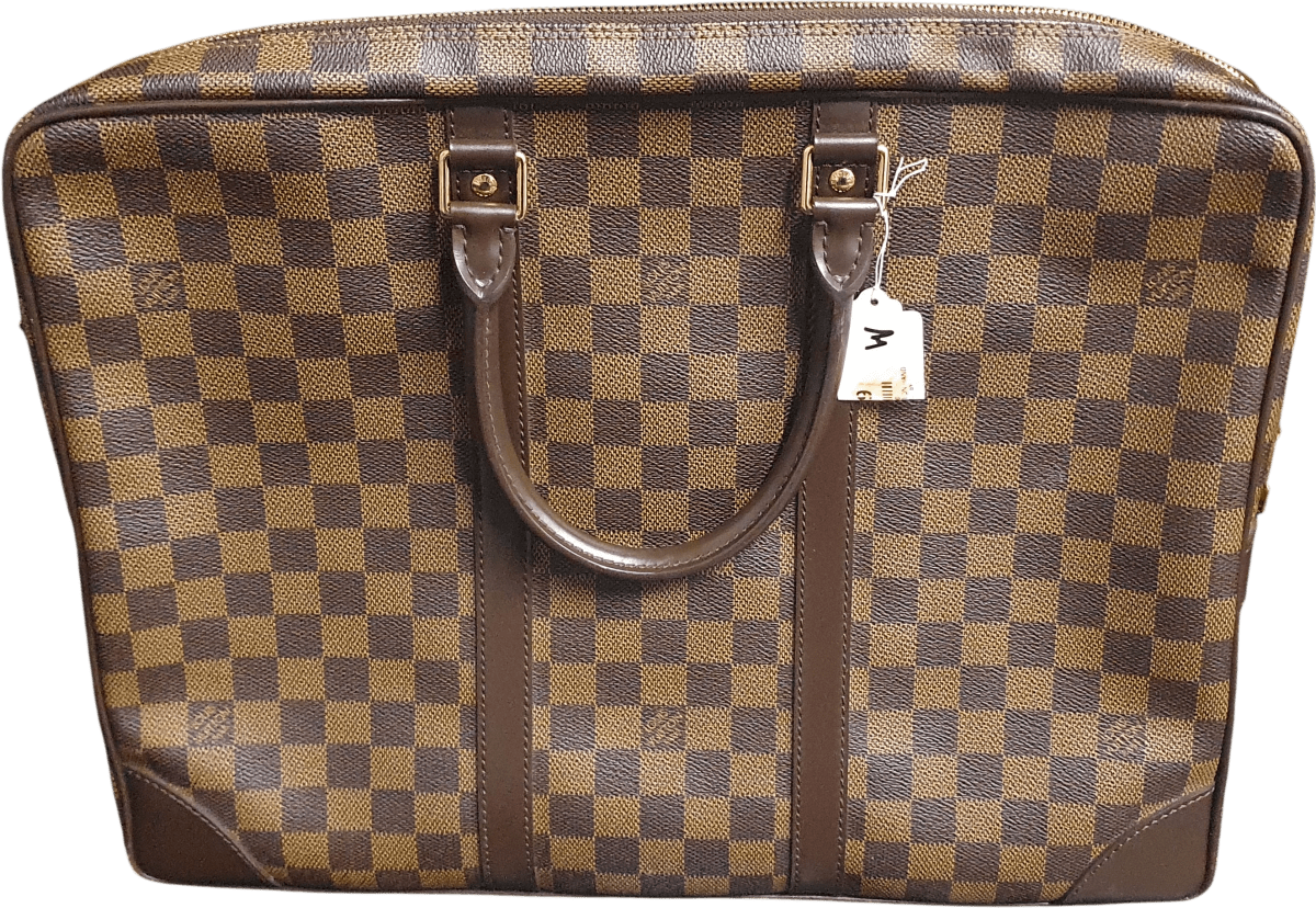 LOUIS VUITTON - HAND BAG - 2009 DAMIER EBENE PORTE DOCUMENTS VOYAGE - Mega Cash Sydney