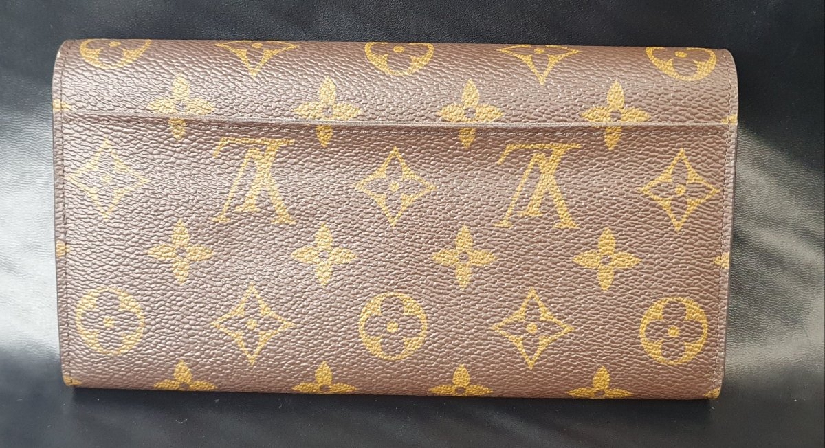 LOUIS VUITTON - LONG WALLET - BROWN Monogram - SARAH - Mega Cash Sydney