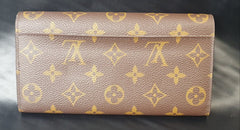 LOUIS VUITTON - LONG WALLET - BROWN Monogram - SARAH - Mega Cash Sydney
