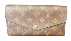 LOUIS VUITTON - LONG WALLET - BROWN Monogram - SARAH - Mega Cash Sydney