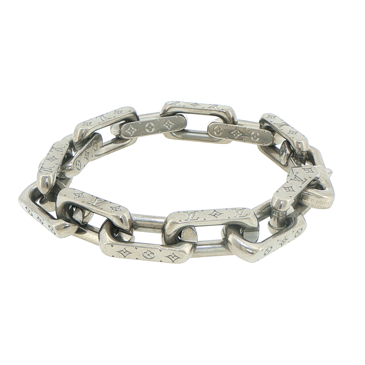 Louis Vuitton Men's Steel Monogram Bracelet - Mega Cash Sydney