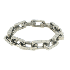 Louis Vuitton Men's Steel Monogram Bracelet - Mega Cash Sydney