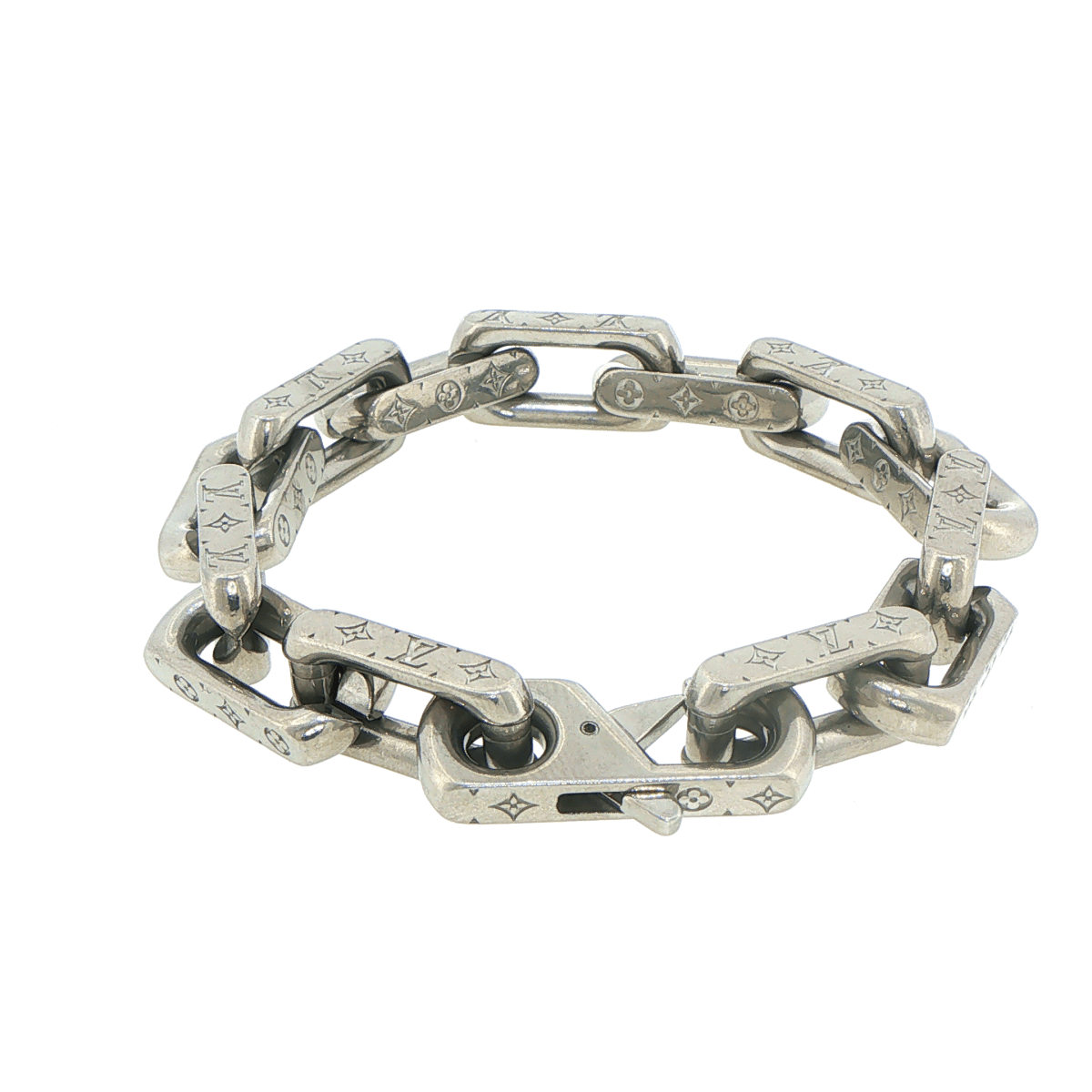 Louis Vuitton Men's Steel Monogram Bracelet - Mega Cash Sydney