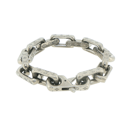 Louis Vuitton Men's Steel Monogram Bracelet - Mega Cash Sydney
