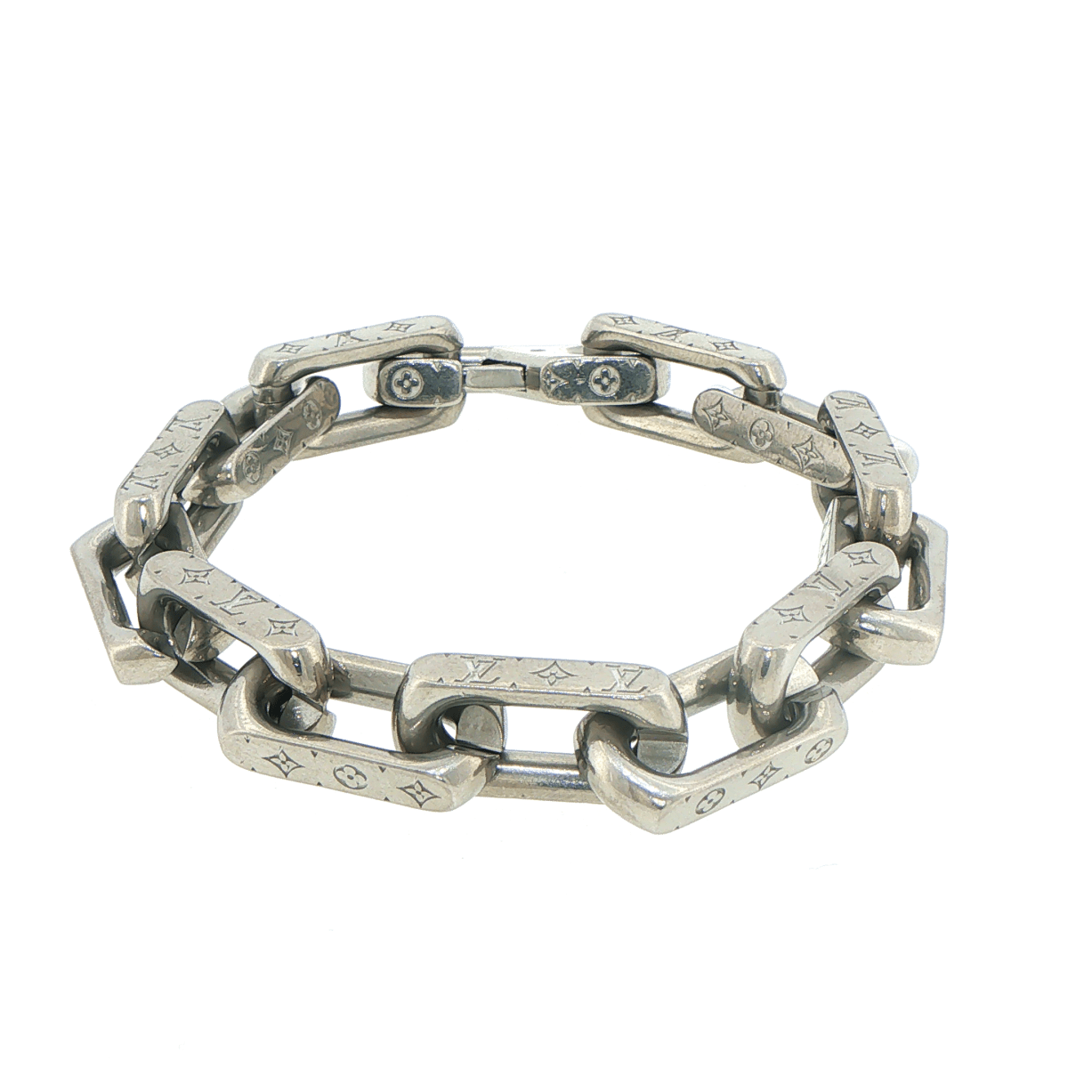 Louis Vuitton Men's Steel Monogram Bracelet - Mega Cash Sydney