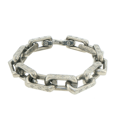 Louis Vuitton Men's Steel Monogram Bracelet - Mega Cash Sydney