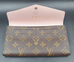LOUIS VUITTON - Sarah Wallet - Rose Ballerine colour inside - M62235 - Mega Cash Sydney
