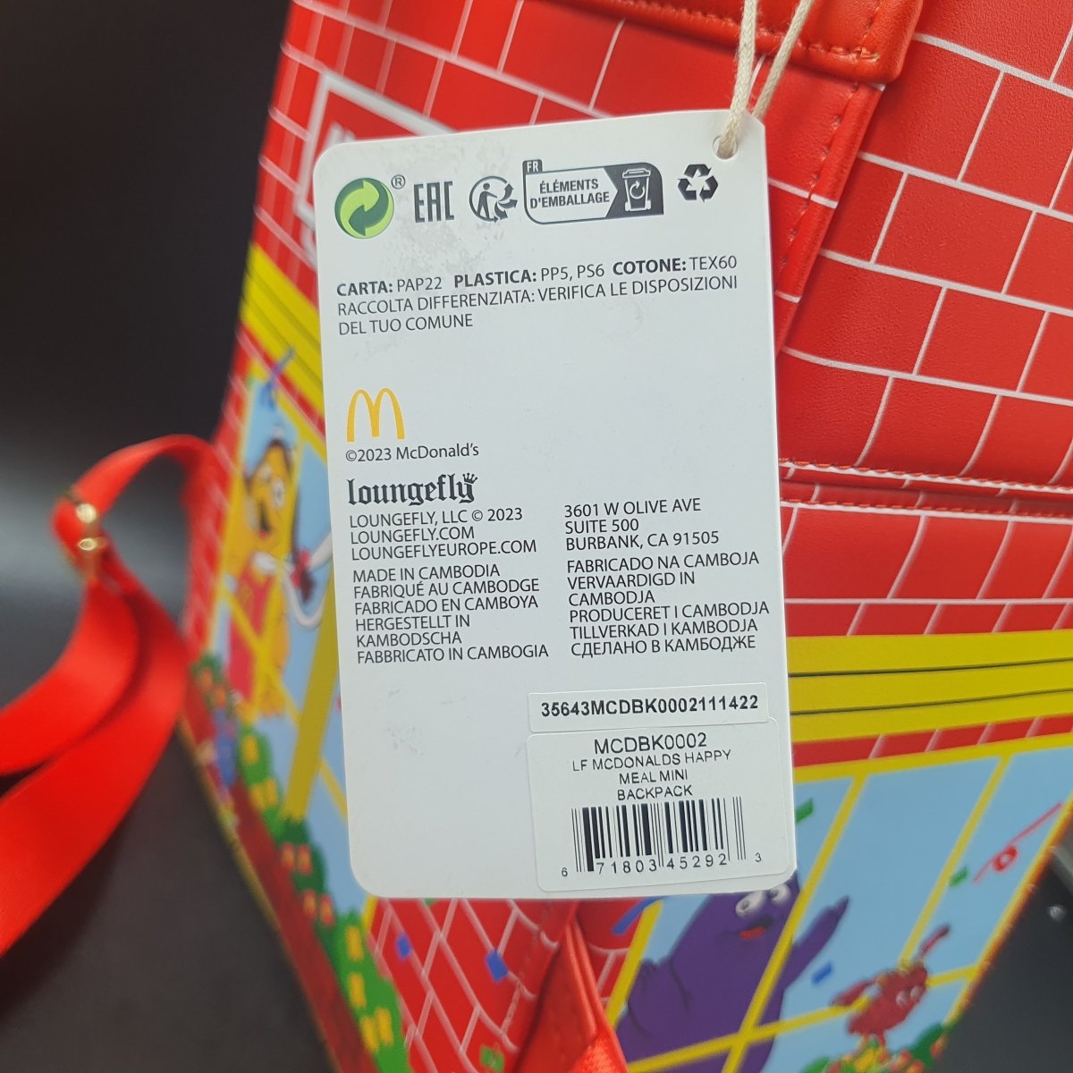 Loungefly - McDonald's - Mini Backpack - Mega Cash Sydney
