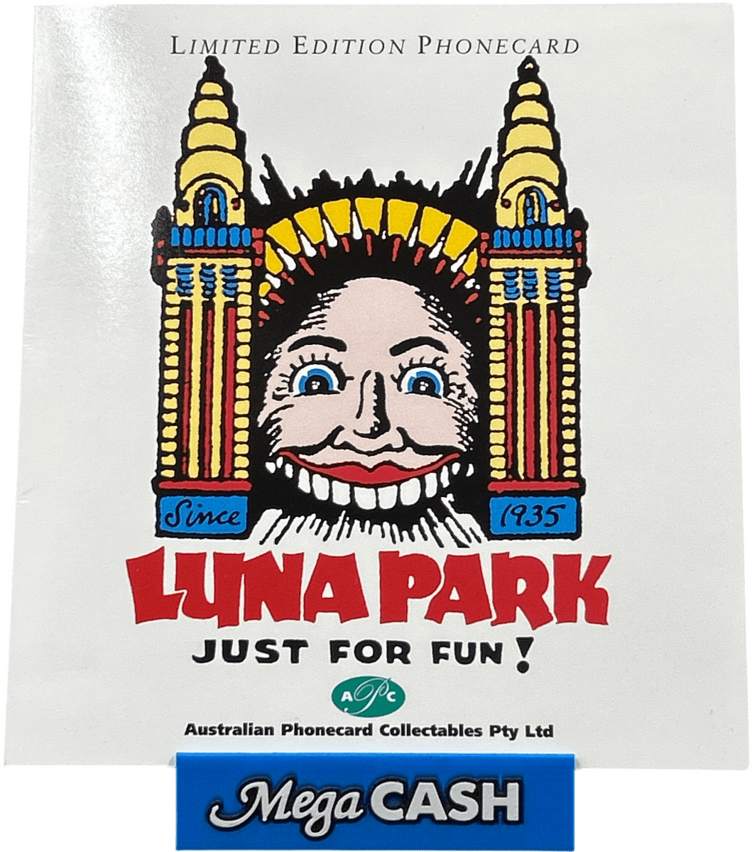 Luna Park Limited Edition $5 Phonecard - Mega Cash Sydney