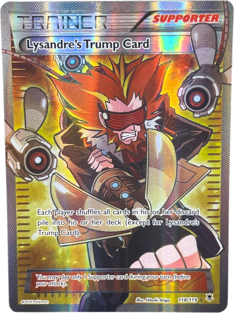 Lysandre's Trump Card – 118/119 – Holo Full Art - Phantom Forces - Mega Cash Sydney