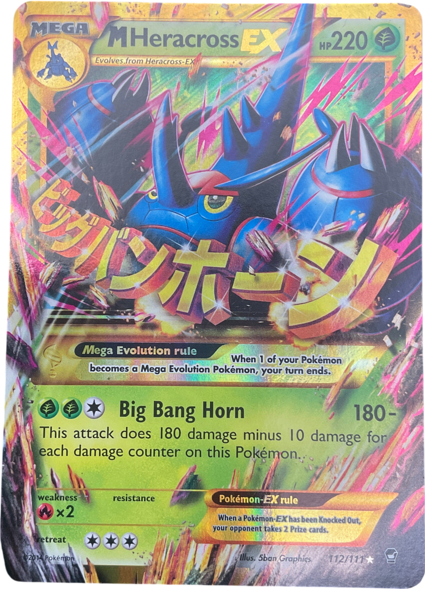M HERACROSS EX 112/111 - Mega Cash Sydney