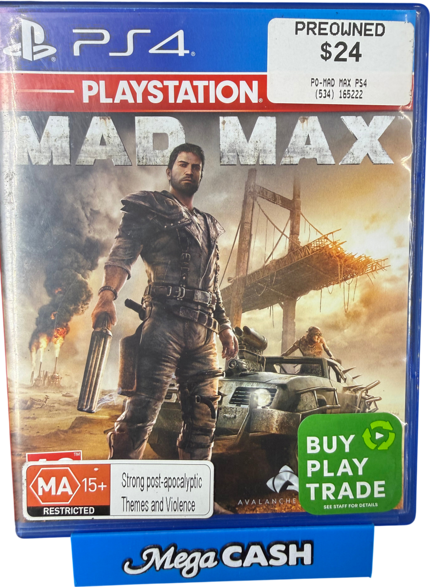 Mad Max - PlayStation 4/PS4 Game - Mega Cash Sydney
