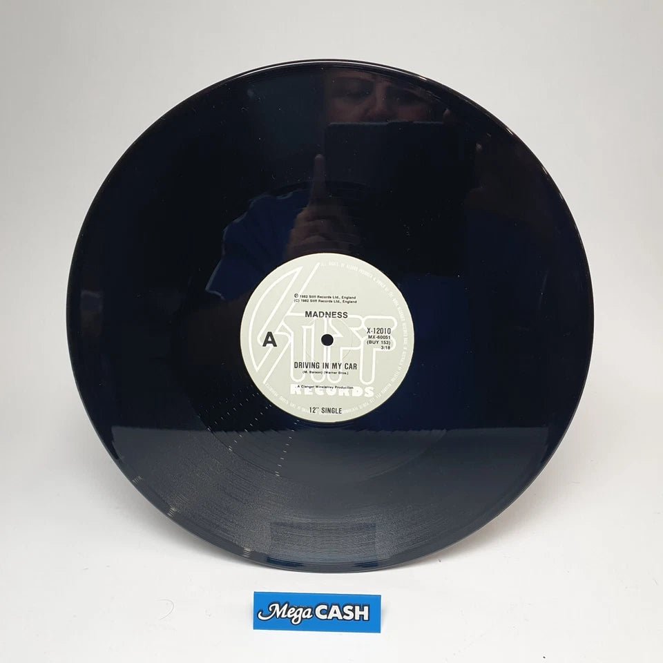MADNESS - "Driving in My Car" - Single 12" RECORD - Stiff Records - X 12010 - Mega Cash Sydney