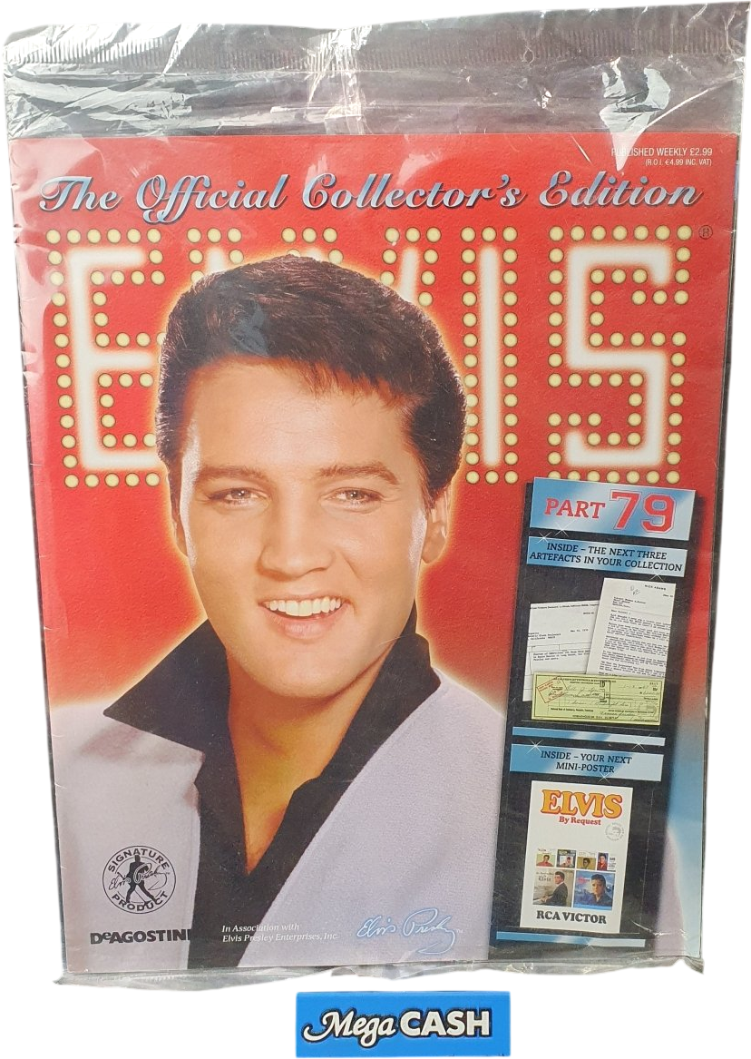 MAGAZINES - ELVIS COLLECTORS EDITION Part 79 - SEALED - Mega Cash Sydney