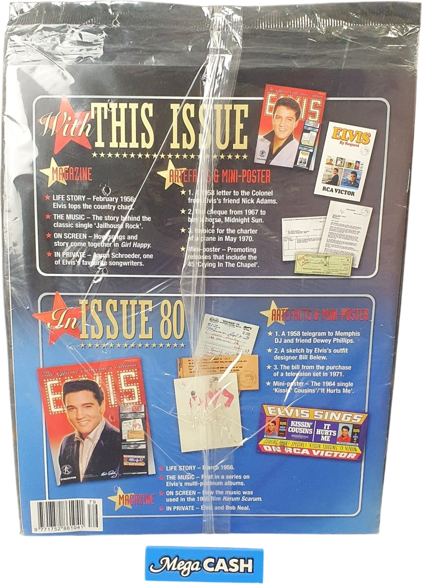 MAGAZINES - ELVIS COLLECTORS EDITION Part 79 - SEALED - Mega Cash Sydney