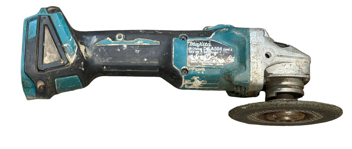 Makita 18V Brushless 125mm Slide Switch Angle Grinder DGA504 - Mega Cash Sydney