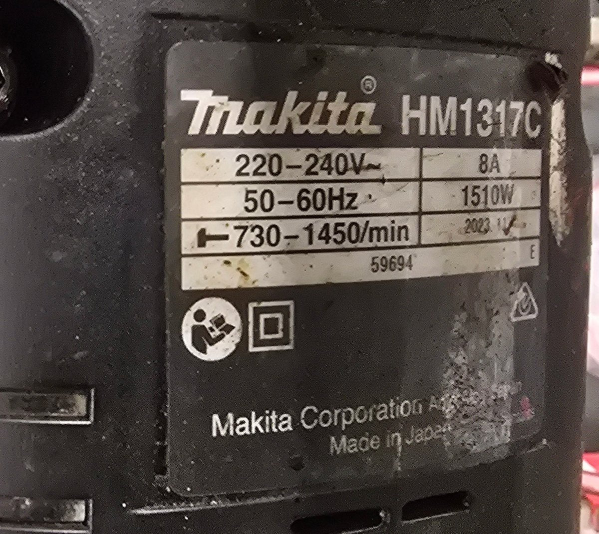 MAKITA - 30mm Hex Shank Electric Breaker Jack Hammer - HM1317C - Mega Cash Sydney