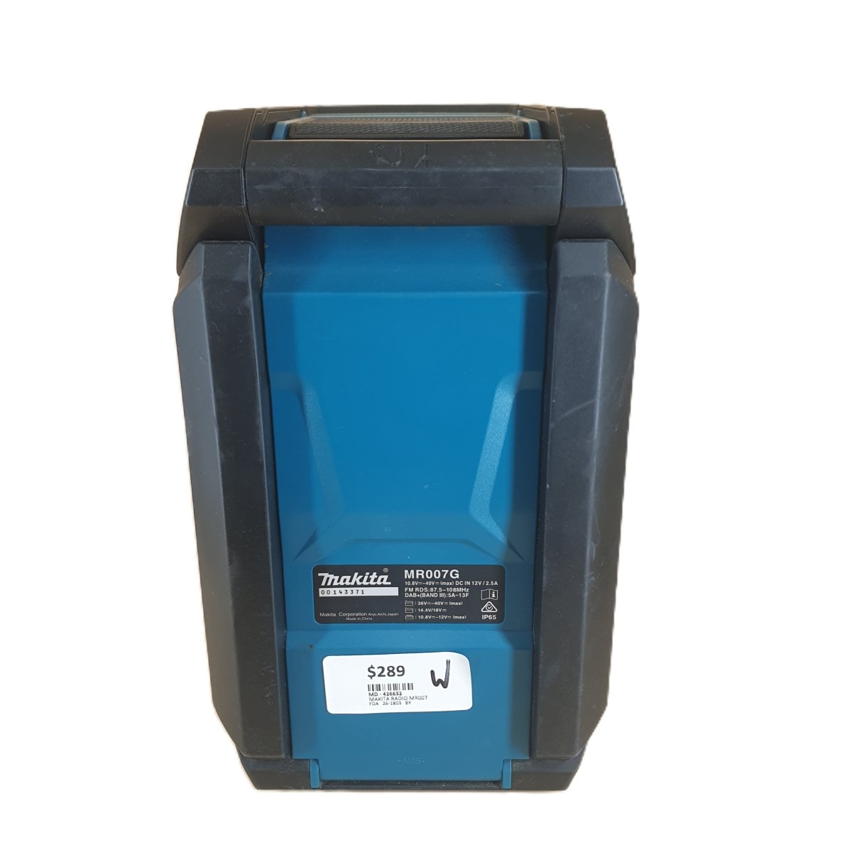 Makita - MR007G - 40V 18v 12v Max Li - ion XGT Cordless Digital Bluetooth Radio - Skin Only - Mega Cash Sydney