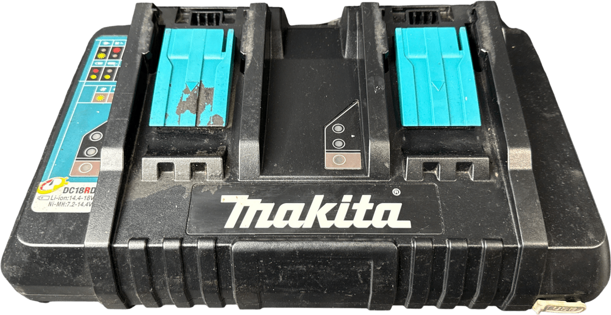 Makita - Same Time Dual Port Rapid Charger - DC18RD - Mega Cash Sydney