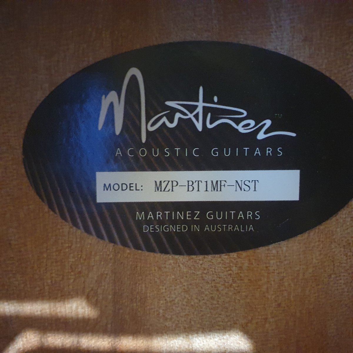 MARTINEZ - Semi Acoustic Guitar - MZP - BT1MF - NST - Mega Cash Sydney