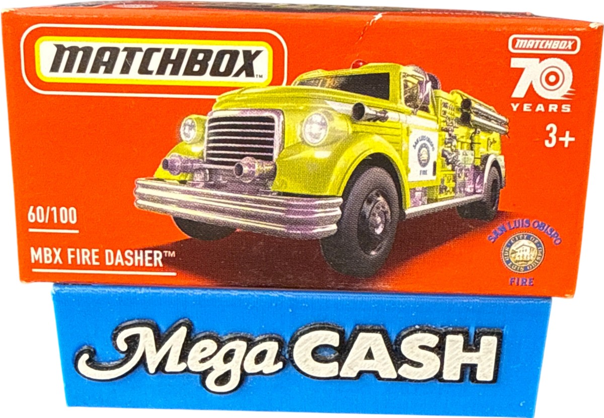 Matchbox Cars - MBX Fire Dasher - 60/100 - Mega Cash Sydney