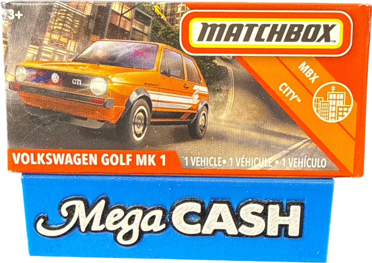 Matchbox Cars - Volkswagen Golf MK1 MBX City - 8/100 - Mega Cash Sydney
