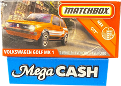 Matchbox Cars - Volkswagen Golf MK1 MBX City - 8/100 - Mega Cash Sydney