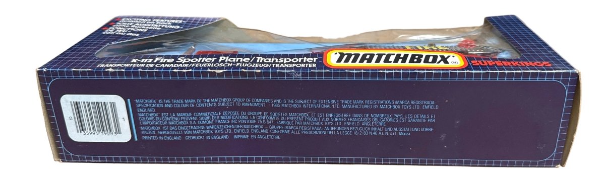 Matchbox Superkings K-112 Fire Spotter plane/Transporter, Boxed - Mega Cash Sydney