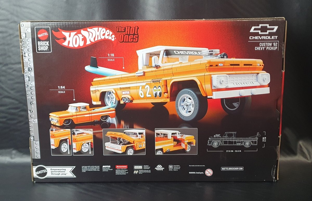 Mattel - Brick Shop - Hot Wheels - Custom ’62 Chevy Pickup Building Set - JFT20 - Mega Cash Sydney