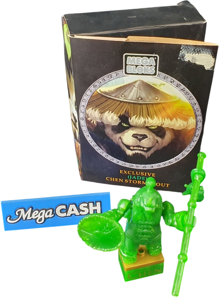 MEGA BLOKS - FIGURINE - EXCLUSIVE - (JADE) CHEN STORMSTOUT - WORLD OF WARCRAFT - Mega Cash Sydney