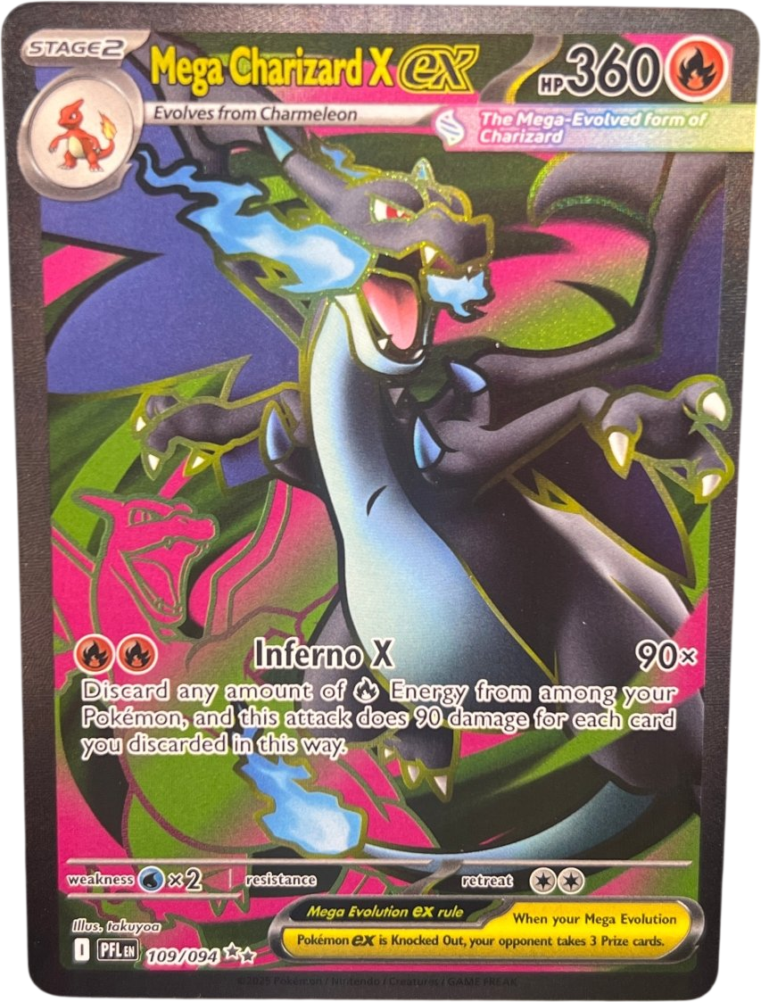 Mega Charizard X EX 109/094 Phantasmal Flames - Mega Cash Sydney