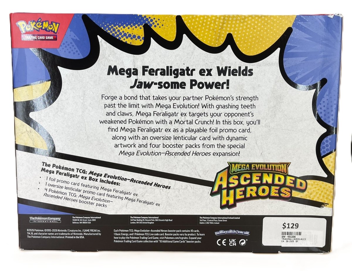 Mega Evolution Ascended Heroes Mega Emboar ex Box - Mega Cash Sydney