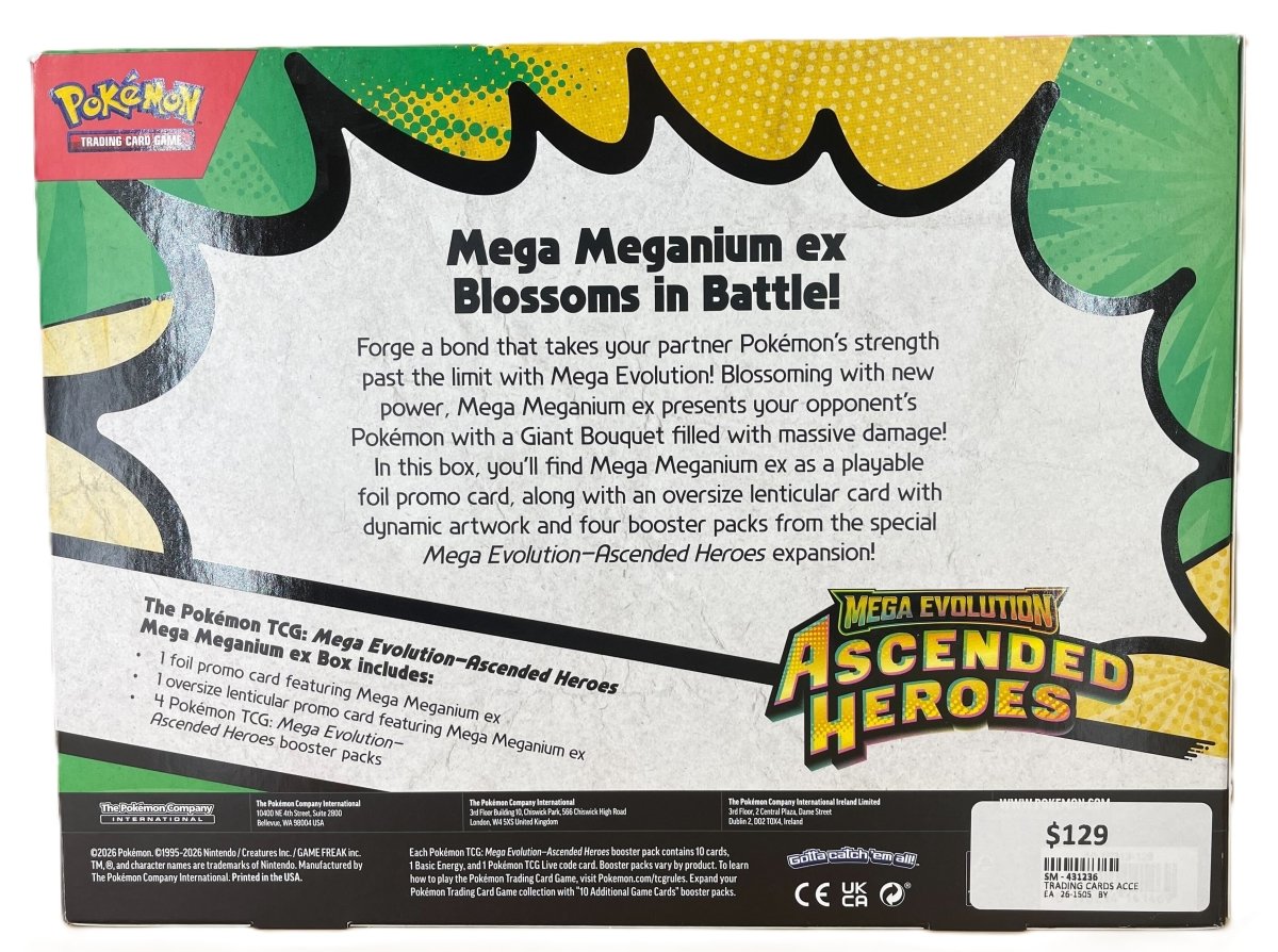 Mega Evolution Ascended Heroes Mega Emboar ex Box - Mega Cash Sydney