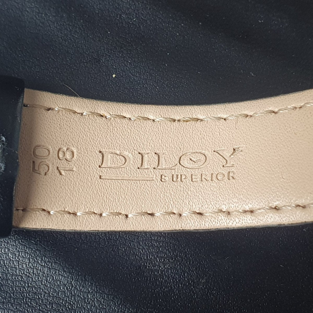 MENS - ADVANCE ANALOGUE WATCH - DILOY SUPERIOR BLACK LEATHER BAND - Mega Cash Sydney