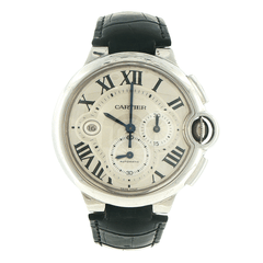 Men's Cartier Ballon Bleu 44mm Watch with Leather Strap - Mega Cash Sydney