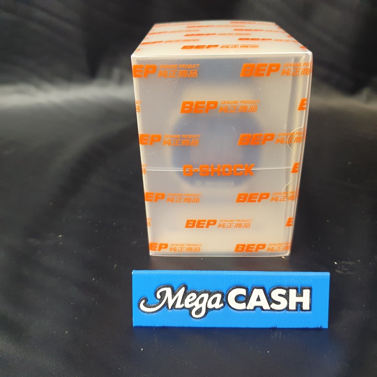 MENS - CASIO WATCH - THE BLACK EYE PATCH - BLUE RUBBER BAND - DIGITAL - IN BOX WITH TAGS - Mega Cash Sydney