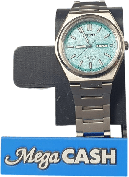 MENS - CITIZEN WATCH - AW0130 - 85M - STEEL BAND - ANALOGUE - WITH TAGS AND BOX - Mega Cash Sydney