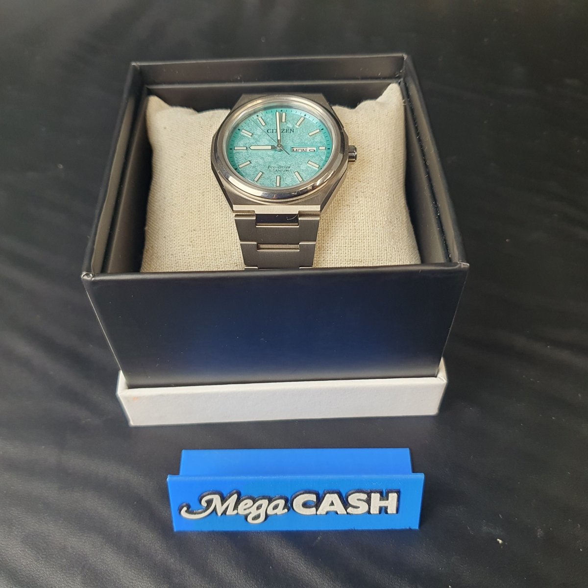 MENS - CITIZEN WATCH - AW0130 - 85M - STEEL BAND - ANALOGUE - WITH TAGS AND BOX - Mega Cash Sydney
