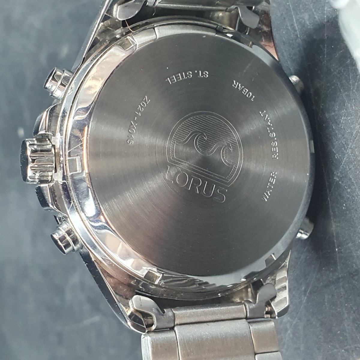 MENS LORUS WATCH - 50.0GMS - RW635AX-5 - SILVER STAINLESS STEEL BAND - Mega Cash Sydney