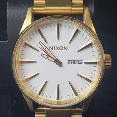 MENS - NIXON - ANALOGUE WATCH - NEVER BE LATE - The Sentry SS - Mega Cash Sydney