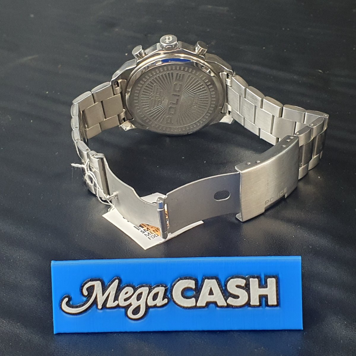 MENS - POLICE WATCH - JK22042 - SILVER STAINLESS STEEL BAND - Mega Cash Sydney