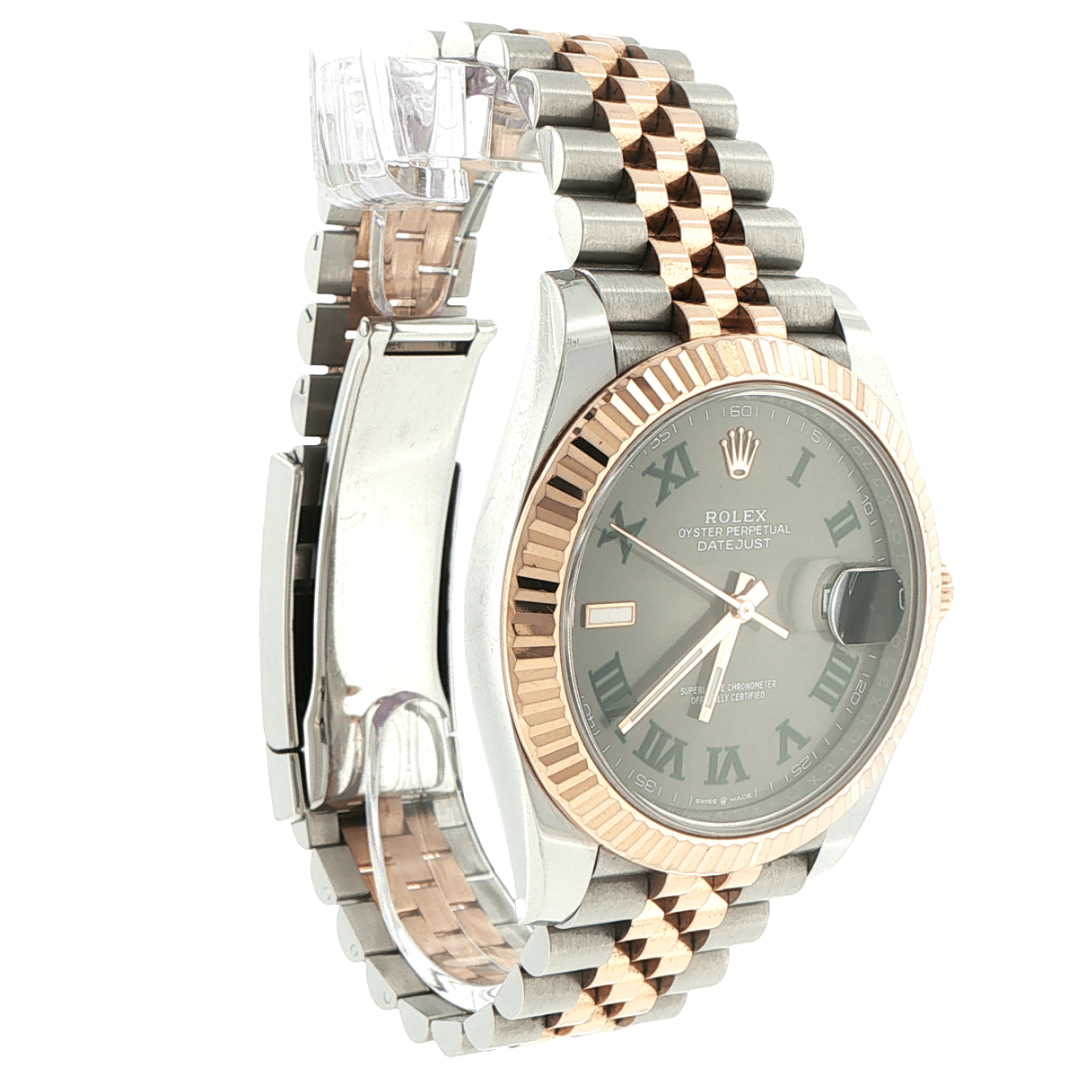 Men's Rolex Oyster Perpetual Datejust Steel and Everose Gold Jubilee Watch 126331 - Mega Cash Sydney